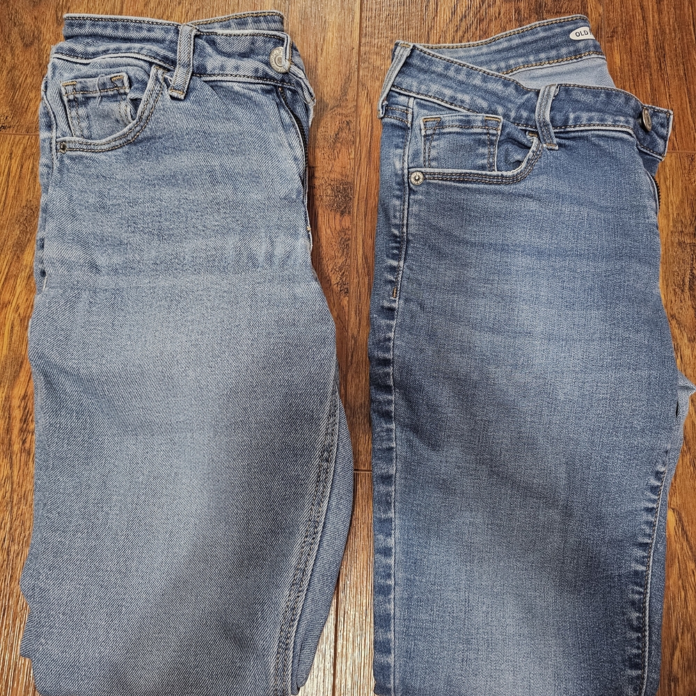 Bundle ✨️ 2 Old Navy Blue Rockstar Super Skinny Jeans